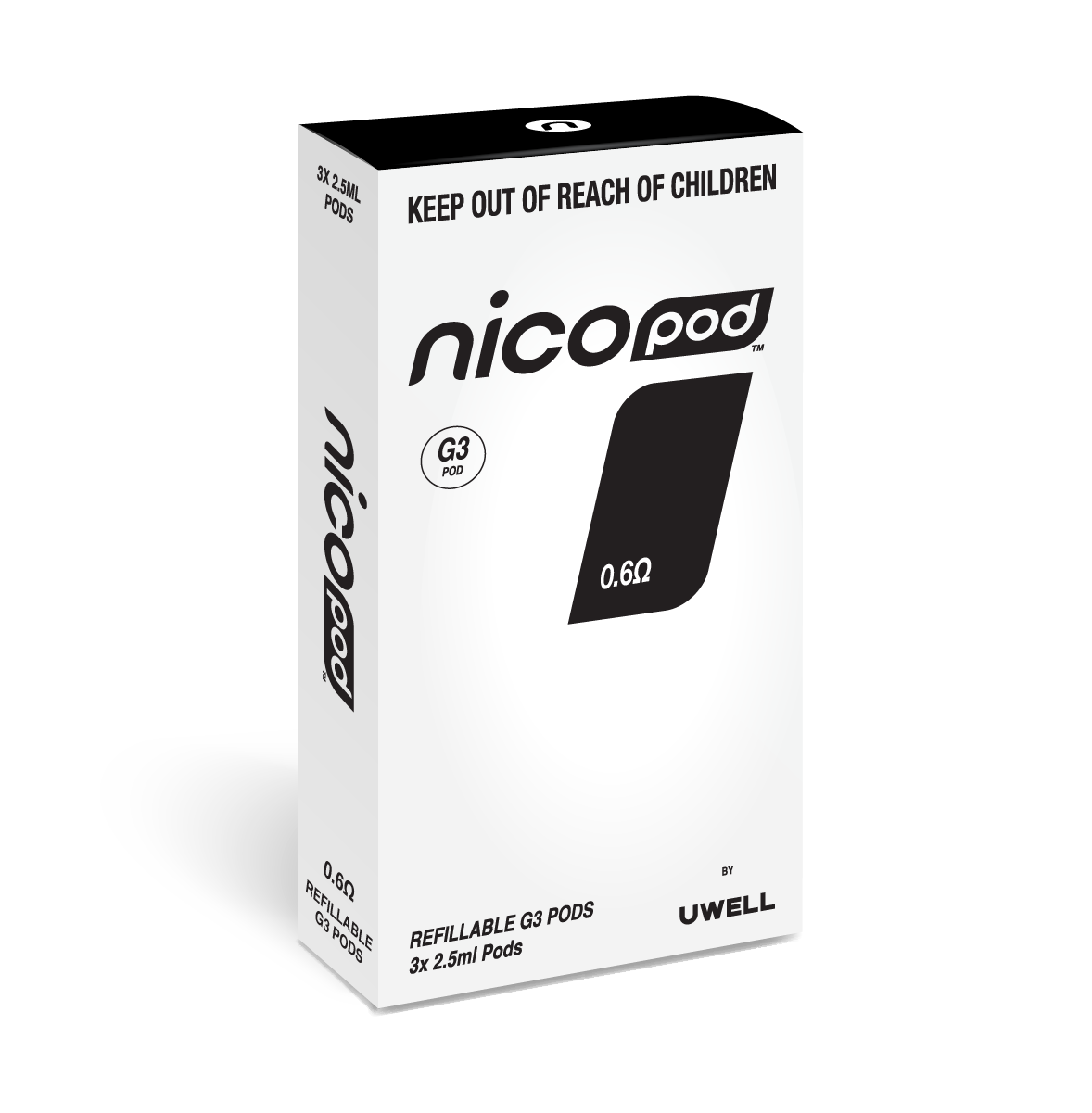 Nicopod G3 Refillable Pod 0.6ohm